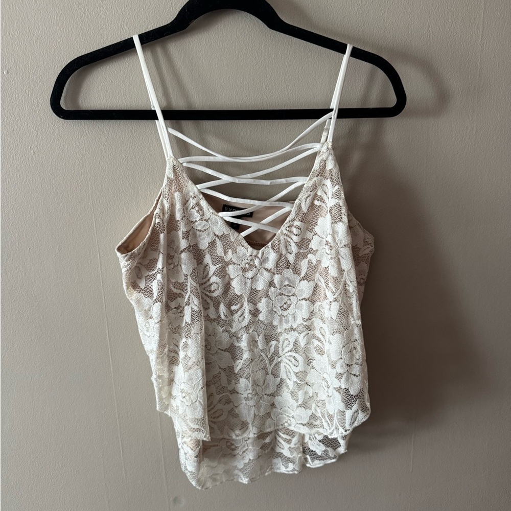 Express Light White Camisole